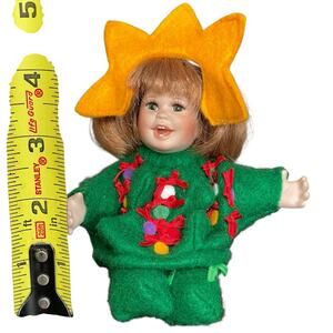 Marie Osmond Small Dolls For All Seasons Christmas Doll Only Tiny Tots No COA